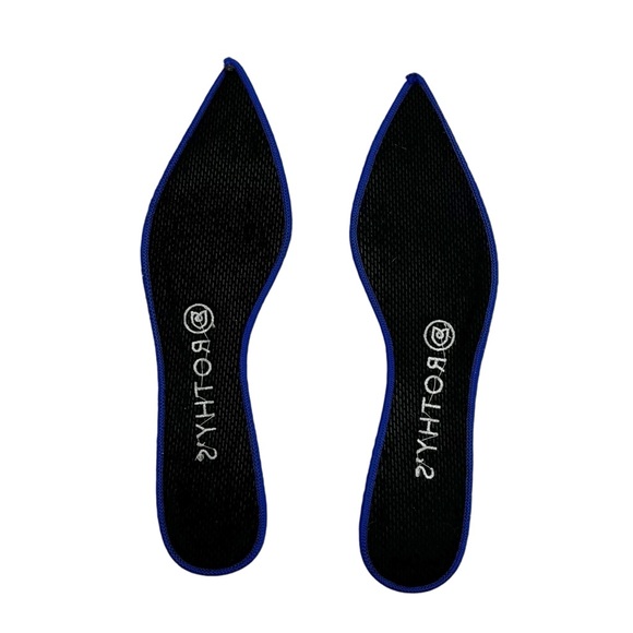 Rothy’s Point Blue Wash with Orange Sole - Picture 8 of 11